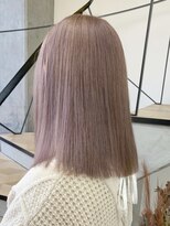 ミリ(mm)&nbsp;ケアブリーチ ラベンダーベージュ カラー 韓国 髪質改善 仙台