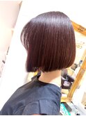 ミニボブ×ボルドーcolor