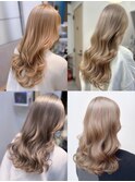 小顔春カットふんわりレイヤー大人可愛いナチュラルブラウン