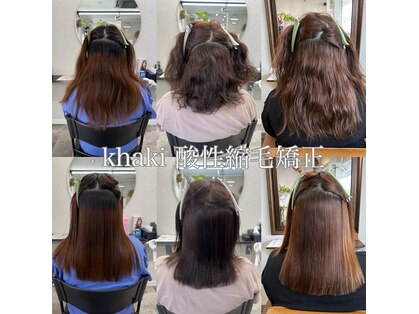 カーキヘアリンク(khaki hair link)の写真