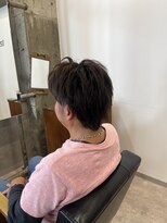 タメ(tame-)&nbsp;サーフカール/フェザーパーマ/ブルーブラック【都賀/メンズ】