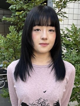 フリッカ(FLYCKA) ブラック×レイヤーカット