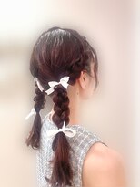 ヘアセットサロンコト(Hair Set Salon KOTO)&nbsp;ツインテールアレンジ