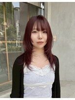 イン(in.) 【小顔・顔まわり】レイヤー/暖色カラー
