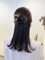 キッカ(kicca) 【kicca】結婚式ヘア/ハーフアップ/カチモリヘア/ヘアアレンジ