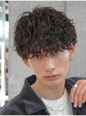 札幌ツイストスパイラルパーマ縦落ちパーマセンターパート緩め
