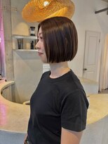 ロエ(loe)&nbsp;ニュアンスハイライト×ボブ　　３０代４０代５０代