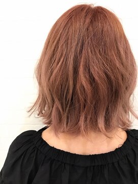 ハナブサ 田上店(HANABUSA) 朝楽BOB☆ピーチベージュ