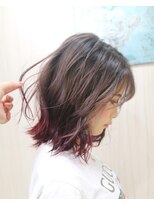 ヘア レスキュー カプラ(hair rescue kapra) 【kapra】小保方一輝　ブリーチオン裾カラー