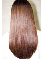 タイズ(ties)&nbsp;大人可愛いツヤ感×フェアリーベージュストレート