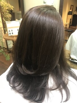 Rヘアー メイク ダメージレスカラー