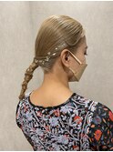 タイトアレンジ× 金箔 恵比寿sac.みつよ