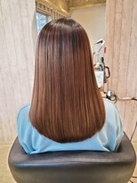 ヘアサロン フラット(hair salon flat) ハリウッドトリートメントツヤ髪ナチュラル髪質改善セミロング