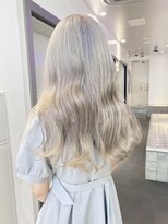 ゲーム 原宿店(GAME)&nbsp;シルバーベージュ/ダブルカラー/ケアブリーチ/髪質改善/原宿