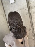 ブリーチなし 透明感カラー ミントグレージュ おおたかの森