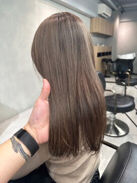 ルネ 北千住(Renee) くすみベージュ_グレージュ_オルチャンヘア