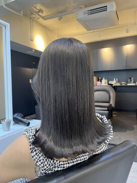 ブレンド 渋谷(BLend) 【Blend渋谷】大人気透明感コリアングレーカラー　髪質改善