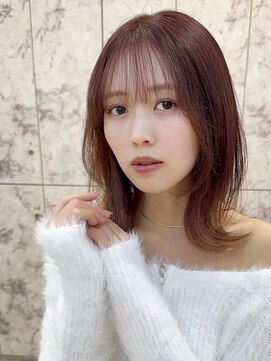 シー バイ ロンド 新宿(Sea by Lond) 韓国風前髪×レイヤーカット【髪質改善/新宿/レイヤーカット】