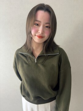 ミリ 奈良店(mm) オリーブベージュ/透明感カラー/オリーブカラー/近鉄奈良