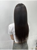 暗髪ロング