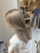 ロエ 恵比寿 代官山(ROE)&nbsp;オリーブベージュ　レイヤーカット　前髪　ブリーチなし