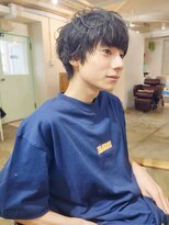 スーハ 恵比寿(SUUHA)&nbsp;ゆるスパ無造作マッシュパーマ/抜け感メンズパーママッシュ