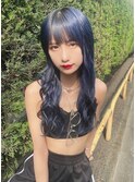 ダブルカラーブルーベージュカラーケアブリーチハイトーンカラー