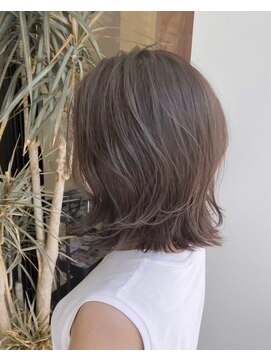 ルア モアナ バイ ヘッドライト 小田原2号店(Lua Moana by HEADLIGHT) 【Moana Lua】#ボブ#ベージュ#ケアブリーチ#外はねボブ