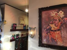 きらめくの雰囲気(サロン全体で癒しの空間を心掛けています。)