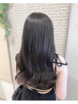 オリーブスバイネオリーブ(Olive's by neolive) 斜めバング/グレージュカラー/デザインカラー/新宿