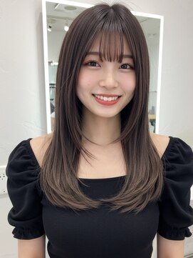 エル 新小岩(elu) 美髪/ワイドバング/レイヤーカット/くすみベージュ/新小岩駅