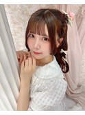 三つ編みハーフツイン♪ aika