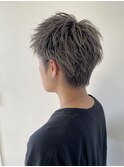 スパイキーショート×グレージュ