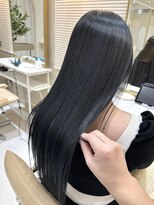 ジーナ 博多(Zina)&nbsp;ブルーブラック×髪質改善