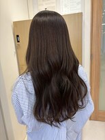 ハニー 町田(HONEY)&nbsp;ダークモカベージュ/透明感カラー/ウエーブ巻き/レイヤーカット