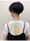 20代30代40代 刈り上げ女子 ハンサムショート 黒髪 池袋