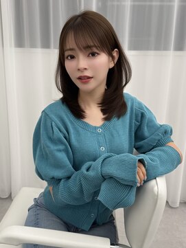 アマトウキョウスマートサロン(AMA TOKYO×Smart Salon) くびれレイヤー/顔まわりカット/レイヤーカット/小顔ヘア