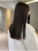 透明感髪質改善ベージュダブルカラーミルクティーグレージュ