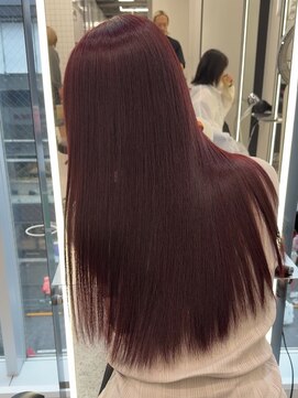 ジュイル ハラジュク(JEWIL HARAJUKU) 10代20代30代ブリーチなしボルドーカラー