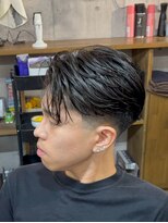 メゾンフォーメン 心斎橋店(Maison for men)&nbsp;ニュアンスパーマ/フェザーパーマ/ビジネススタイル/