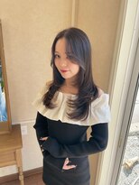 メルク(merc)&nbsp;レイヤー ボブ ショート インナーカラー 韓国