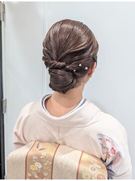 プティクローシェ バイ クオーレ(petite cloche by CUORE) 着物ヘア