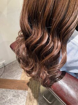 ムーン(moon) ピンクベージュ/アンブレラカラー/クールショート/前髪/武蔵小杉