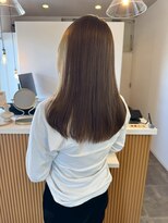 クララジャパン ナベシマ(CLALA JAPAN Nabeshima)&nbsp;縮毛矯正　質感ストレート　髪質改善カラー　顔まわり　ブリーチ