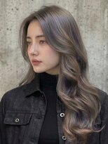 エーヴ 小顔効果◎結んでも可愛い大人レイヤー 【暗髪グレージュ】