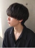 メンズヘア メンズマッシュ メンズストレート マッシュウルフ