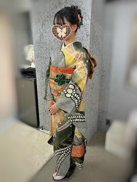 ララ(LalA) 振袖着付け　アップスタイル