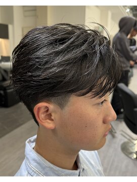 ビカムメンズヘアー 栄店(become men's hair) 毛流れセンターパート/フェザーパーマ/簡単セット/名古屋/栄