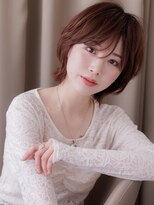 カバーヘア ブリス 北浦和(COVER HAIR bliss)&nbsp;ミルクブラウンナチュラルショートボブウルフカット20代30代Z