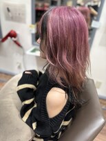 カット ハウス ボブ CUT HOUSE BOB&nbsp;くすみピンク×ブラックエンドカラー♪